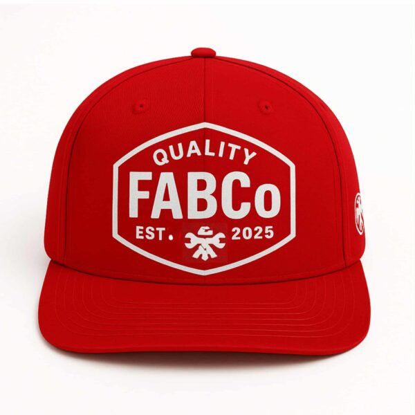 FABCo Trucker Cap – Red/Red (Shield Edition)