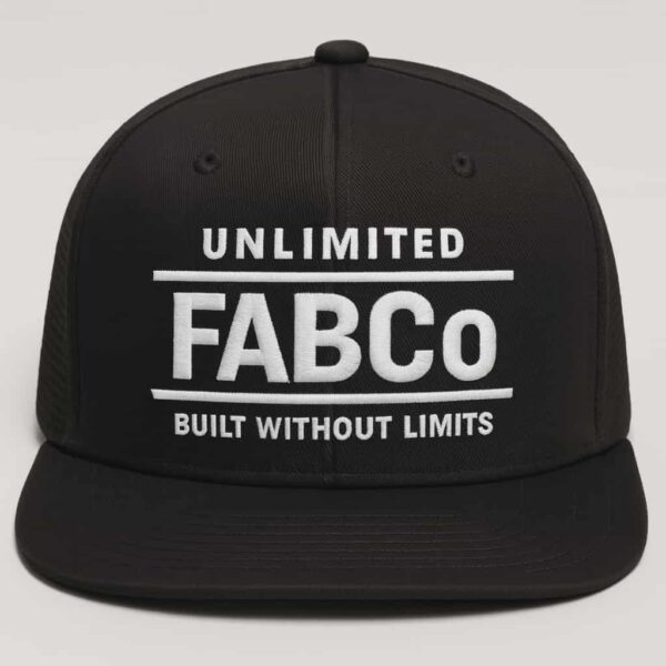 FABCo Trucker Cap – Black/Black (Unlimited)