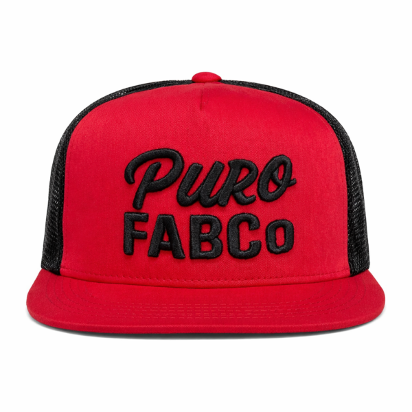 FABCo Trucker Cap – Red/Black (Puro FABCo)