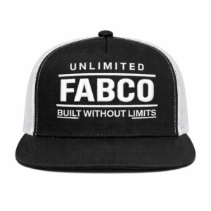 FABCo Trucker Cap – Black/White (Built Without Limits)