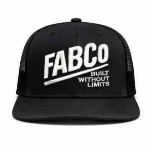 FABCo Trucker Cap – Black/Black (Built Without Limits)