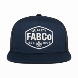 FABCo Trucker Cap – Navy/Navy (Quality FABCo)