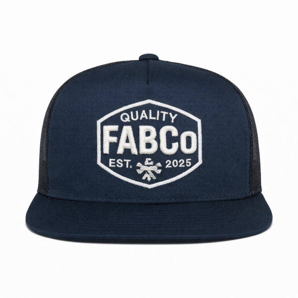 FABCo Trucker Cap – Navy/Navy (Quality FABCo)