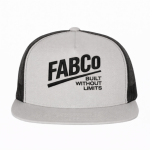 FABCo Trucker Cap – Silver/Black (Built Without Limits)