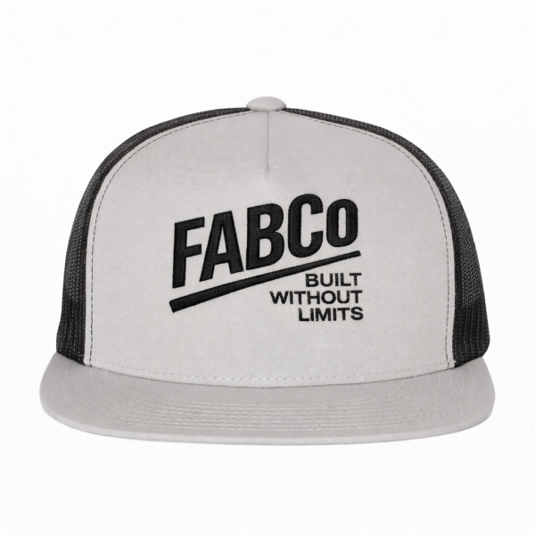 FABCo Trucker Cap – Silver/Black (Built Without Limits)